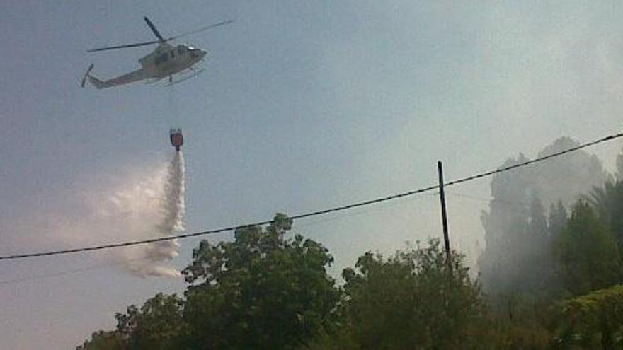 Controlado el incendio forestal de Soneja