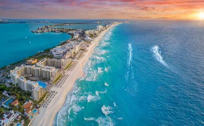 Las playas de Cancún son uno de los mejores escenarios para recibir el Año Nuevo