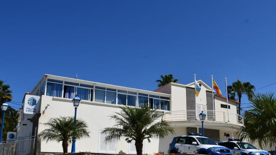 Edificio de la Policía Local de Mogán en Arguineguín.