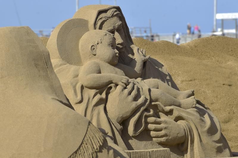 Navidad en la playa de Las Canteras