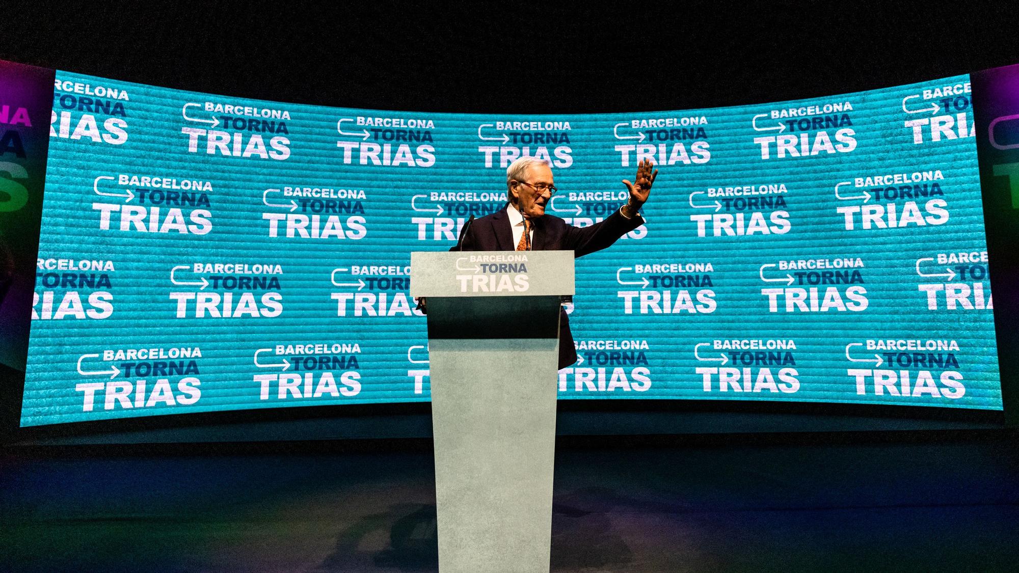 BARCELONA 06/02/2023 Barcelona. ACte preelectoral de Xavier Trias a la Sala Oriol Martorell de l'Auditori de Barcelona &quot;Barcelona, torna Trias&quot;, FOTO de ÀNGEL GARCÍA