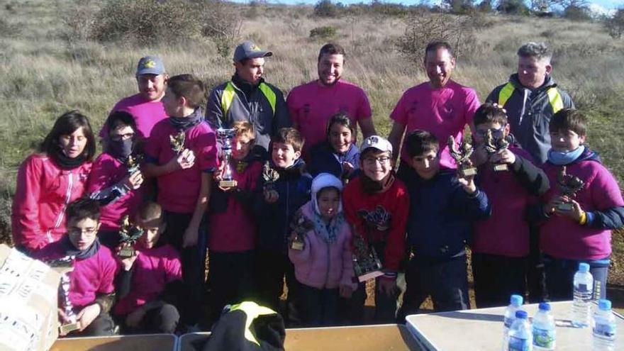 Los participantes, al final de la competición.