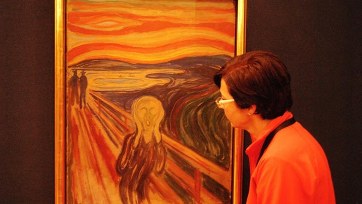 &quot;El grito&quot;, de Edvard Munch, en la Galería Nacional.