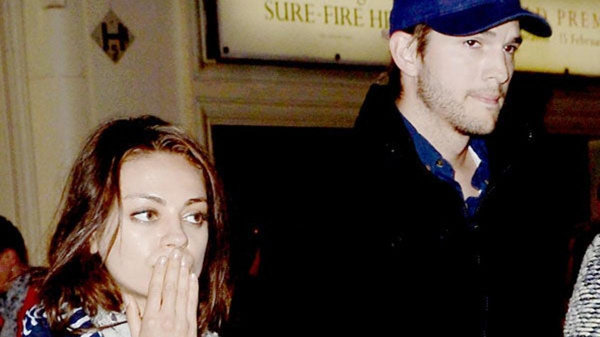 Mila Kunis Y Ashton Kutcher De Cita En Londres Cuore 