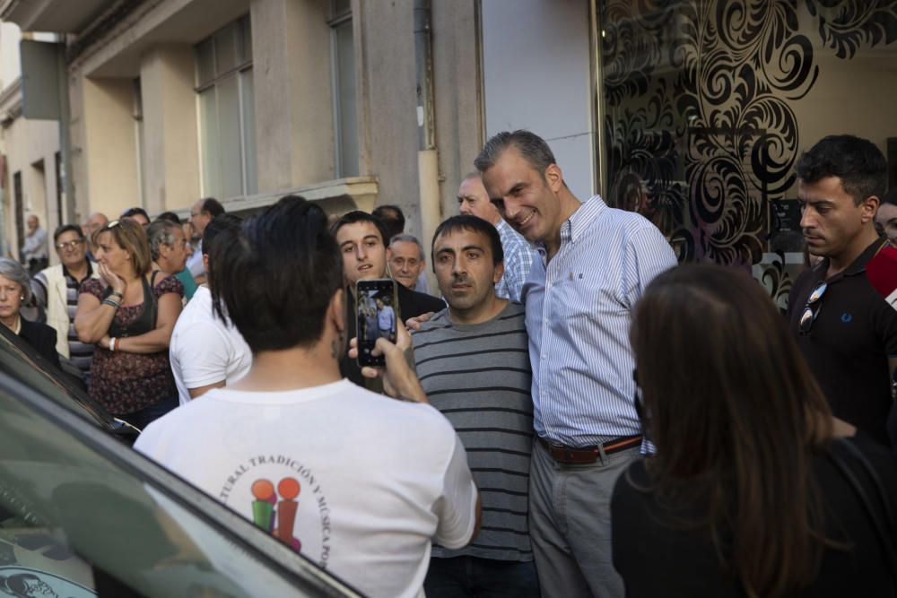 Ortega Smith visita la nueva sede de Vox en Zamora