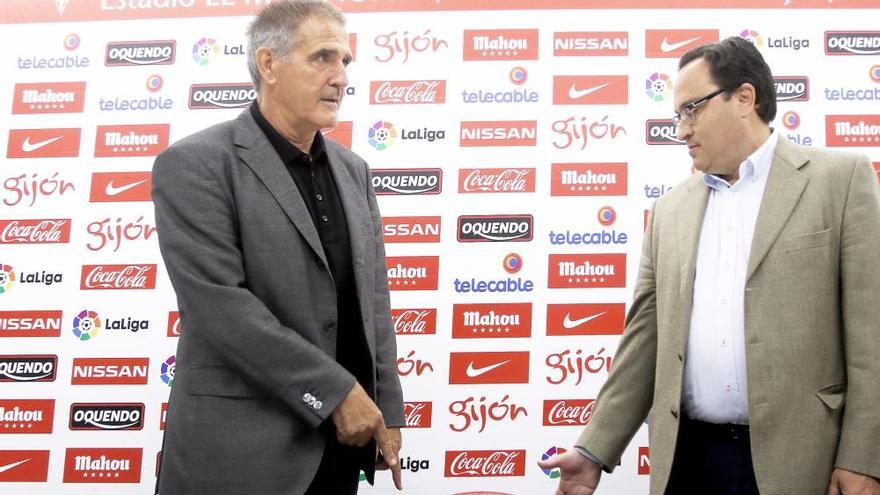 Presentación Paco Herrera como entrenador del Sporting