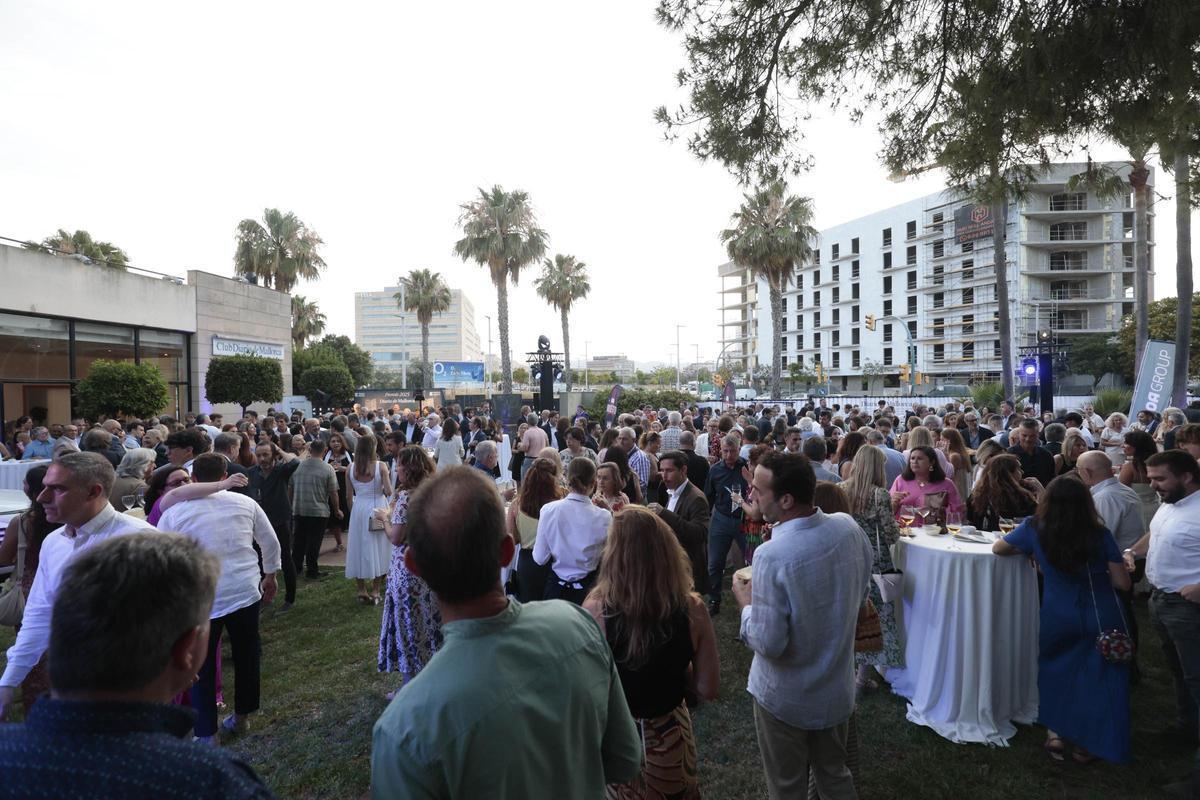 Los jardines del Club Diario de Mallorca, durante la celebración de la 25ª edición de los Premis Diario de Mallorca.