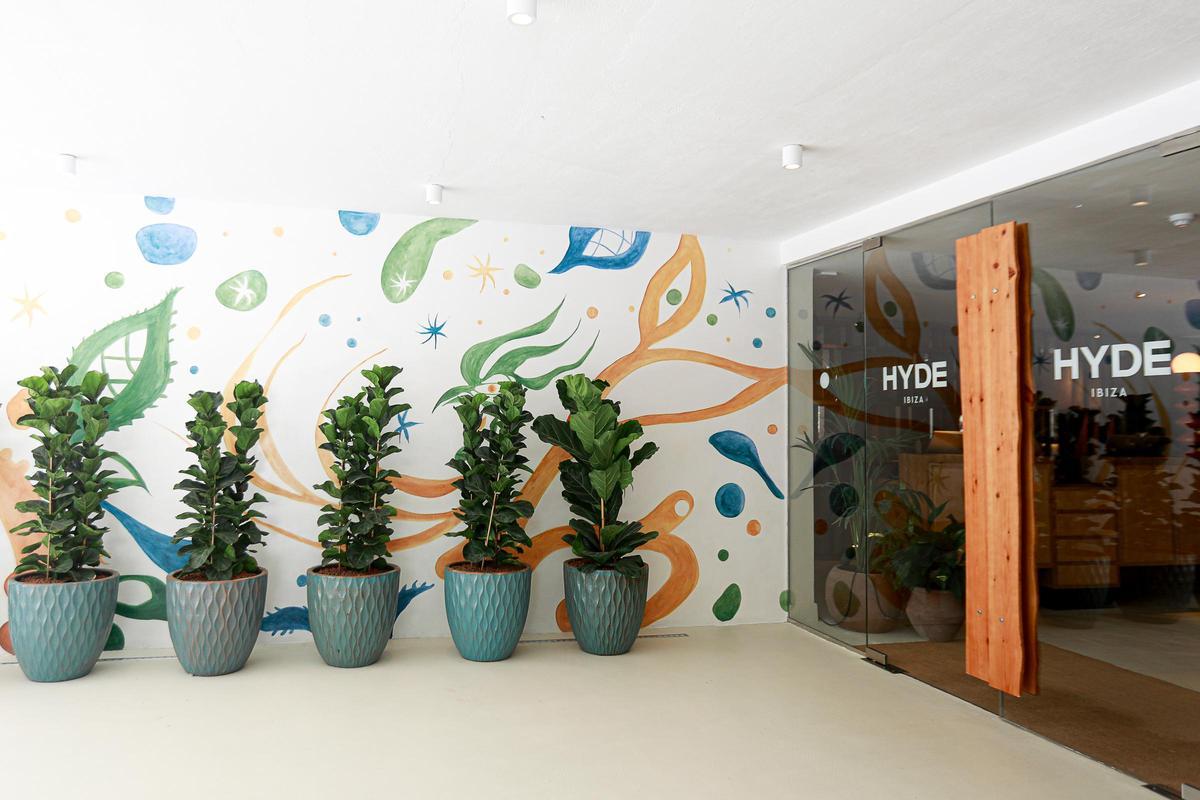 El arte está presente en todos los espacios del hotel.