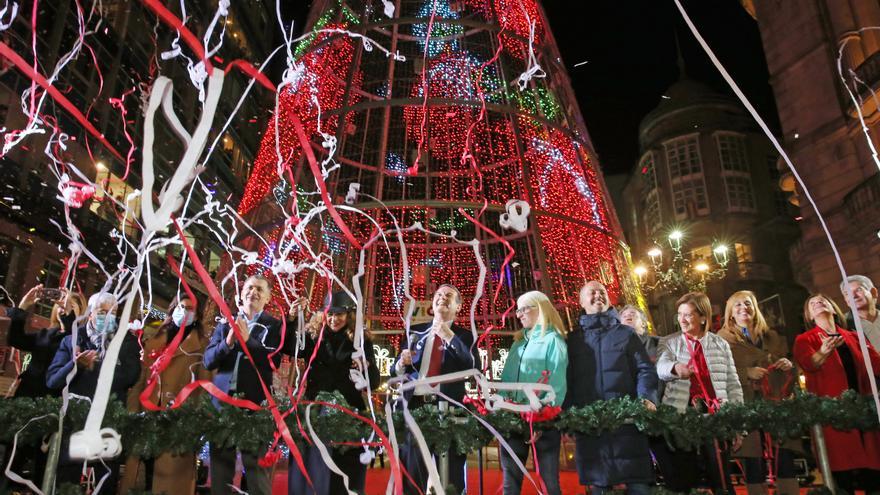 ÁRBOL NAVIDAD VIGO HORA ENCENDIDO: Ya hay fecha y hora para el encendido de  las luces de Navidad de Vigo
