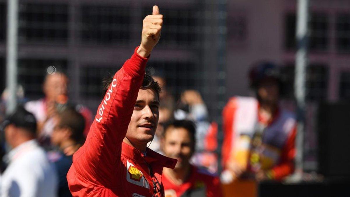 Leclerc logró el triunfo en Spa.