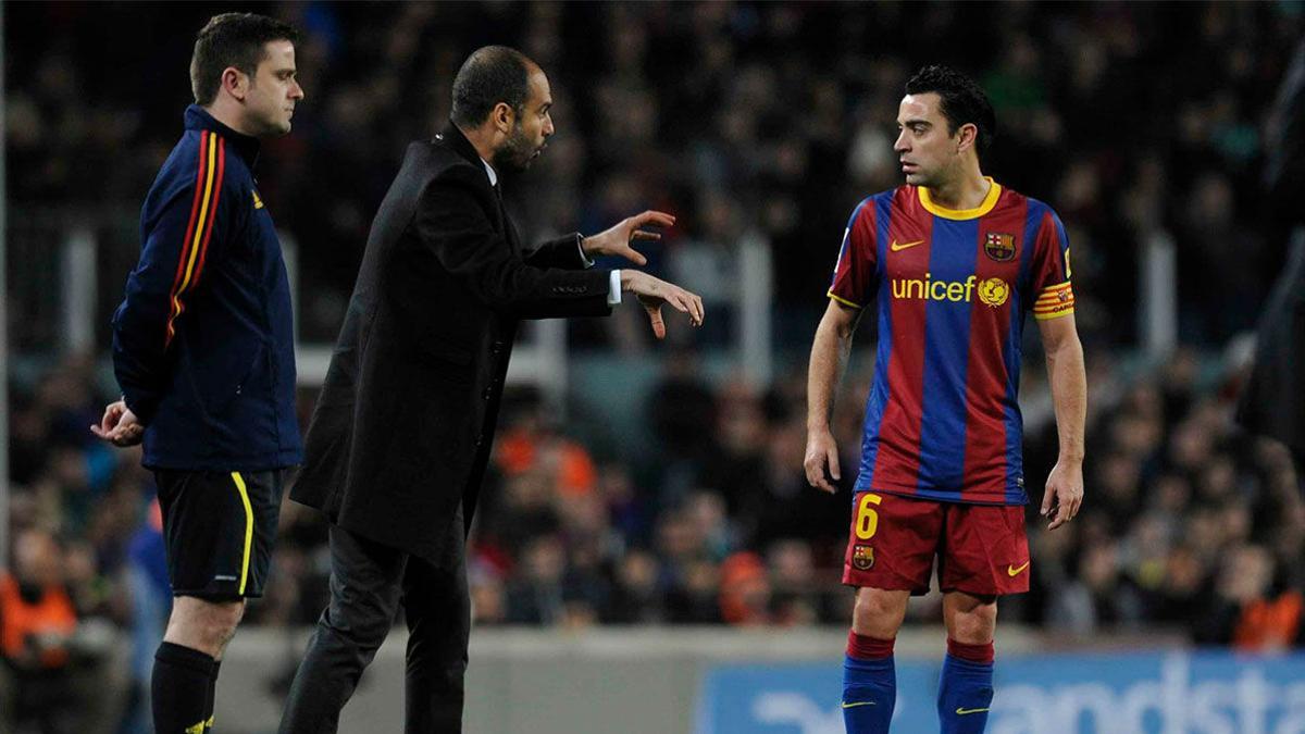 Xavi: "Guardiola es el mejor entrenador del mundo"