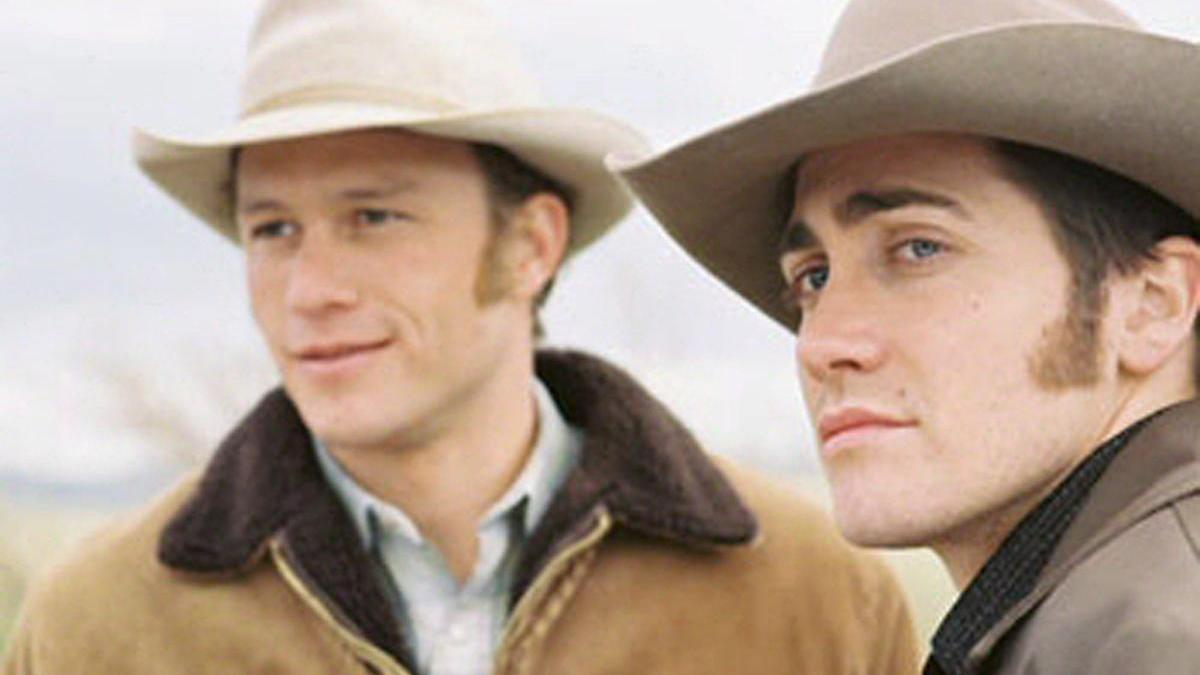 Fotograma de la película Brokeback Mountain.