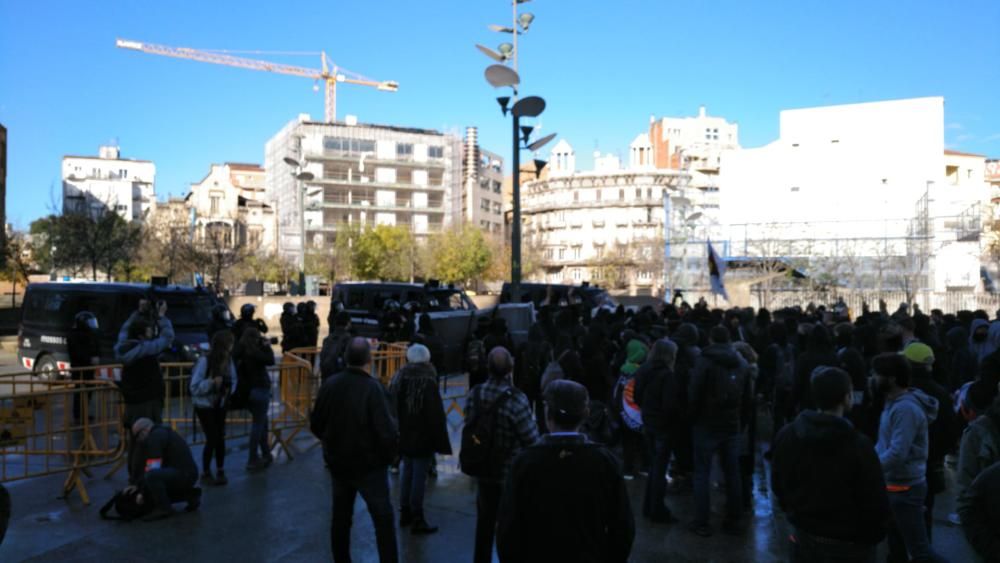 Incidents a Girona en el Dia de la Constitució