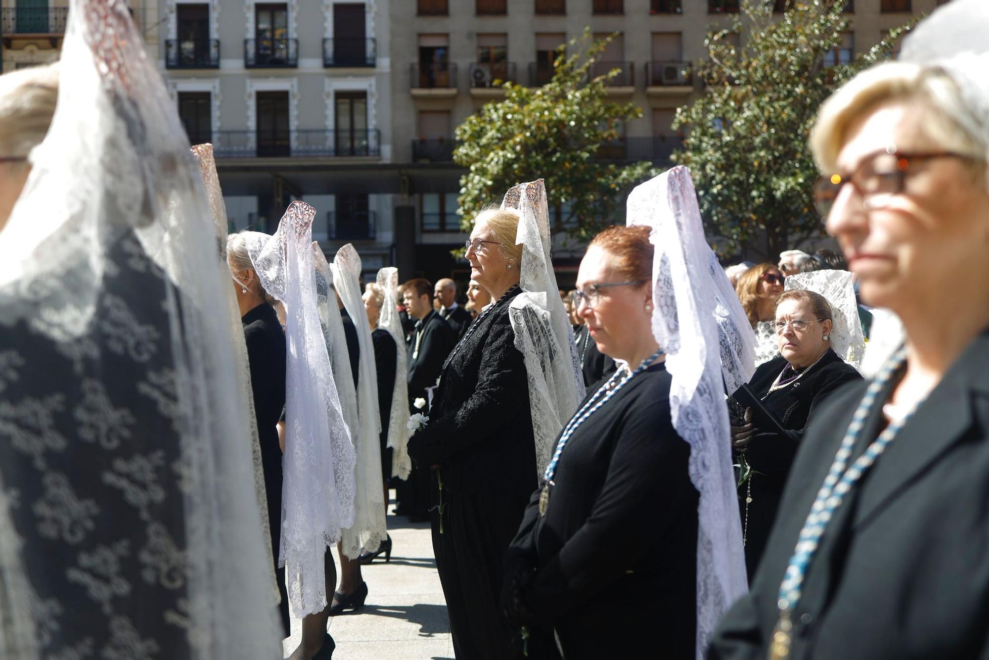 En imágenes | Procesión del Domingo de Resurrección en Zaragoza