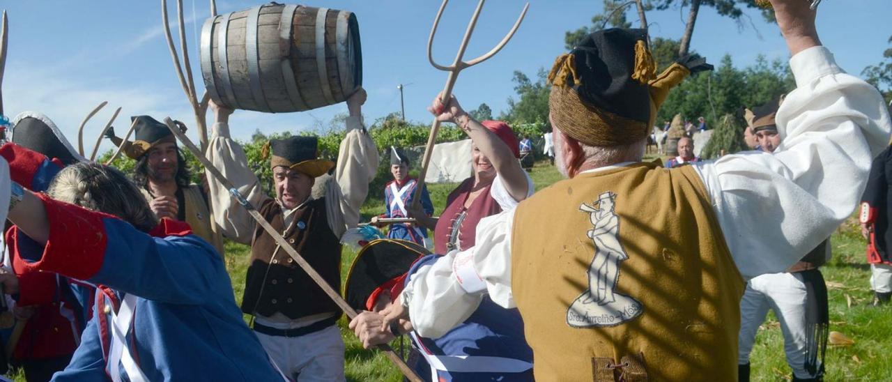 La batalla contra los franceses recreada en 2019.   | //  NOÉ PARGA