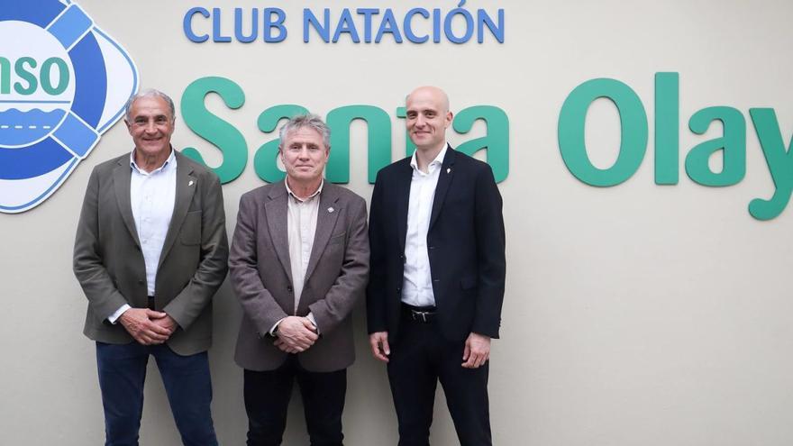 El Sporting visita al Club Natación Santa Olaya
