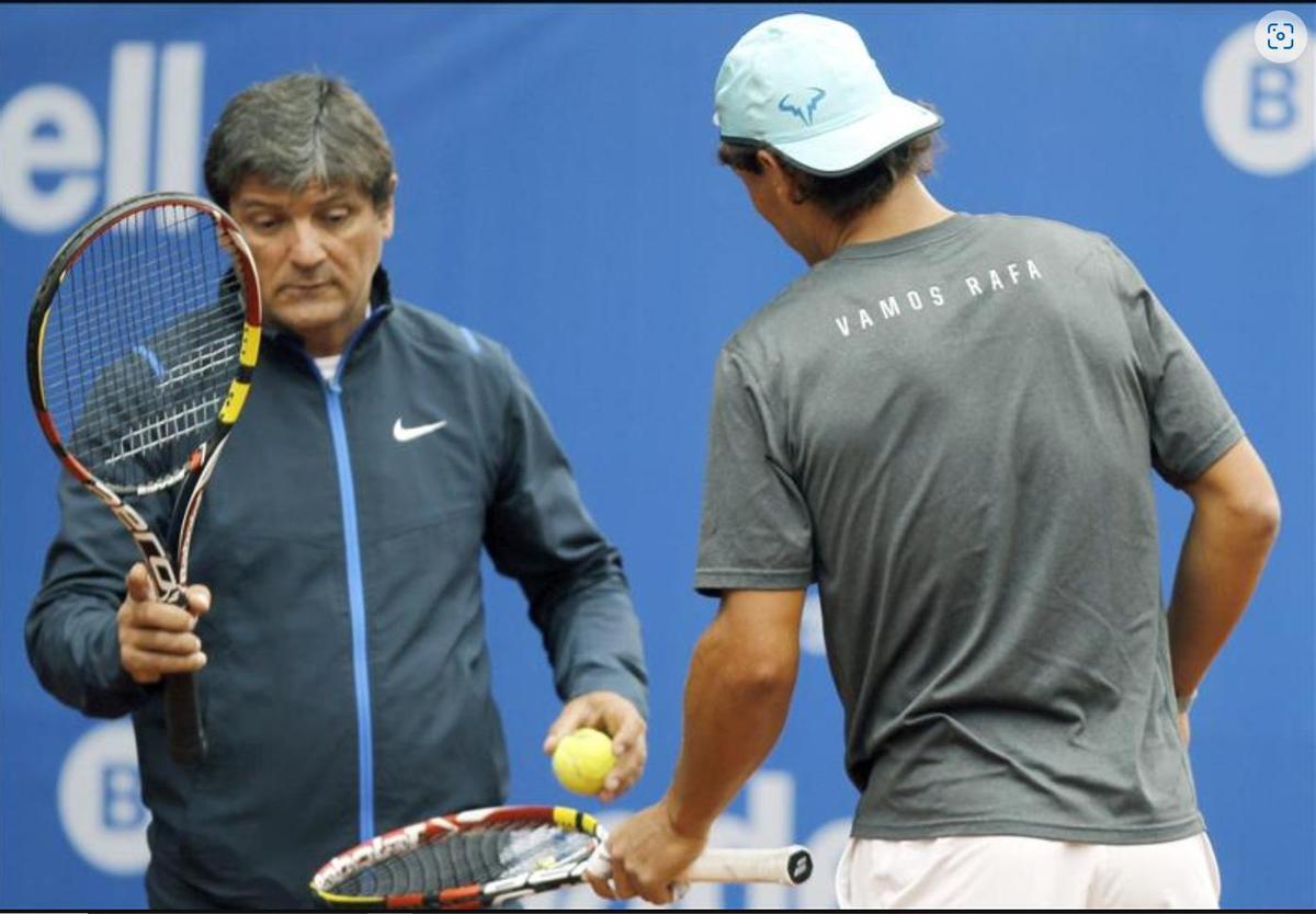 Toni Nadal fue durante muchos años entrenador de su sobrino Rafa