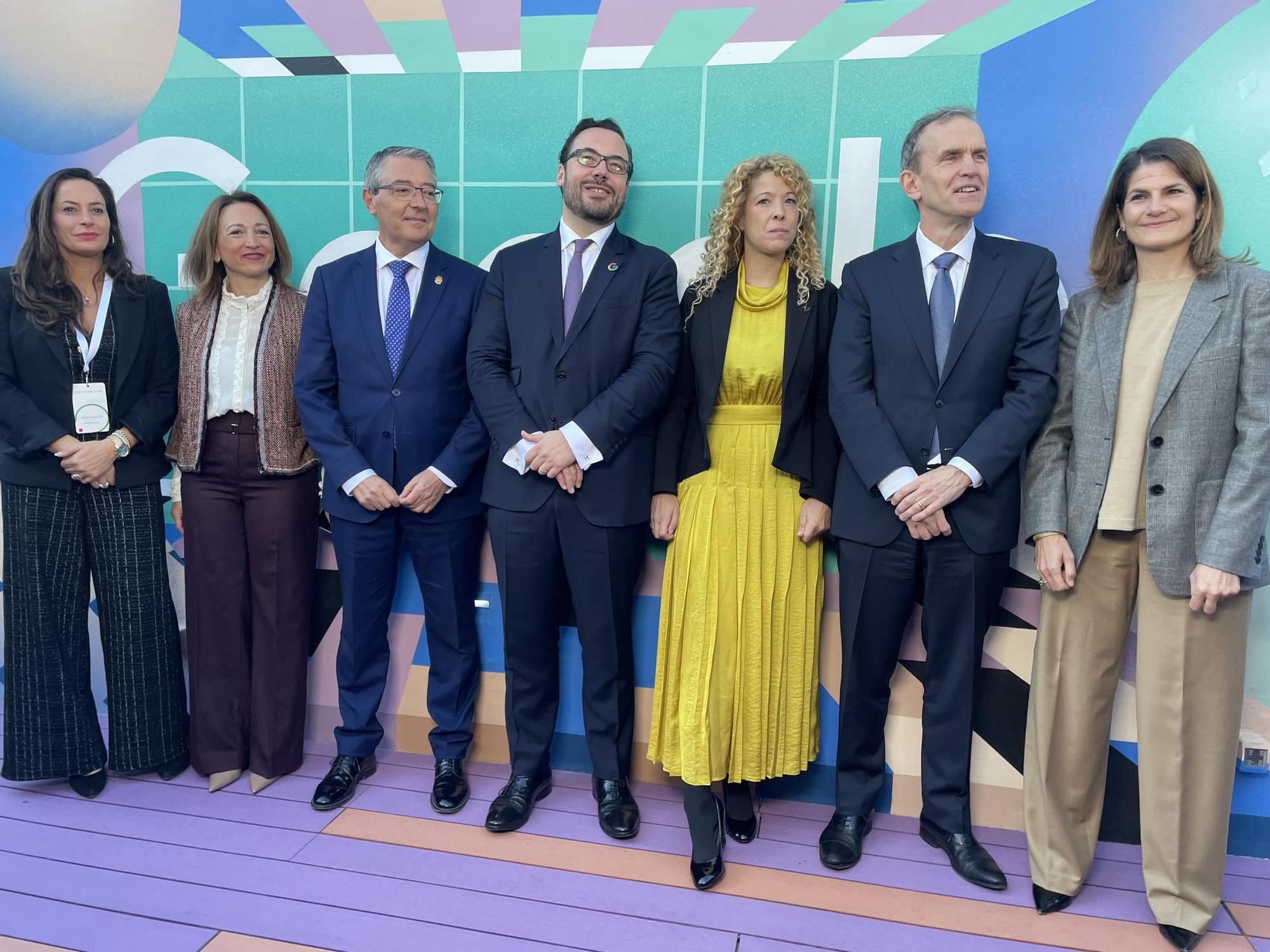 La inauguración del Centro de Ciberseguridad de Google en Málaga, en imágenes.