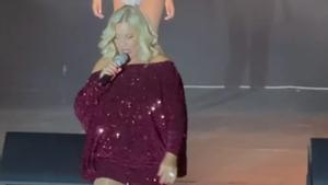 Bárbara Rey actuando en Una Noche Bárbara, en Hellín