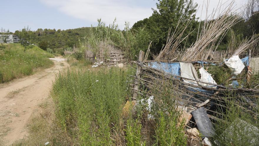 Denuncien unes hortes il·legals al riu Onyar, prop del Parc Científic de la UdG