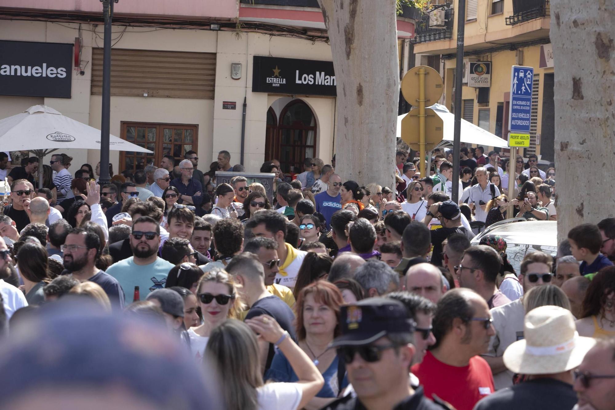 La mascletà de Xàtiva de hoy, 17 de marzo de 2024, en imágenes