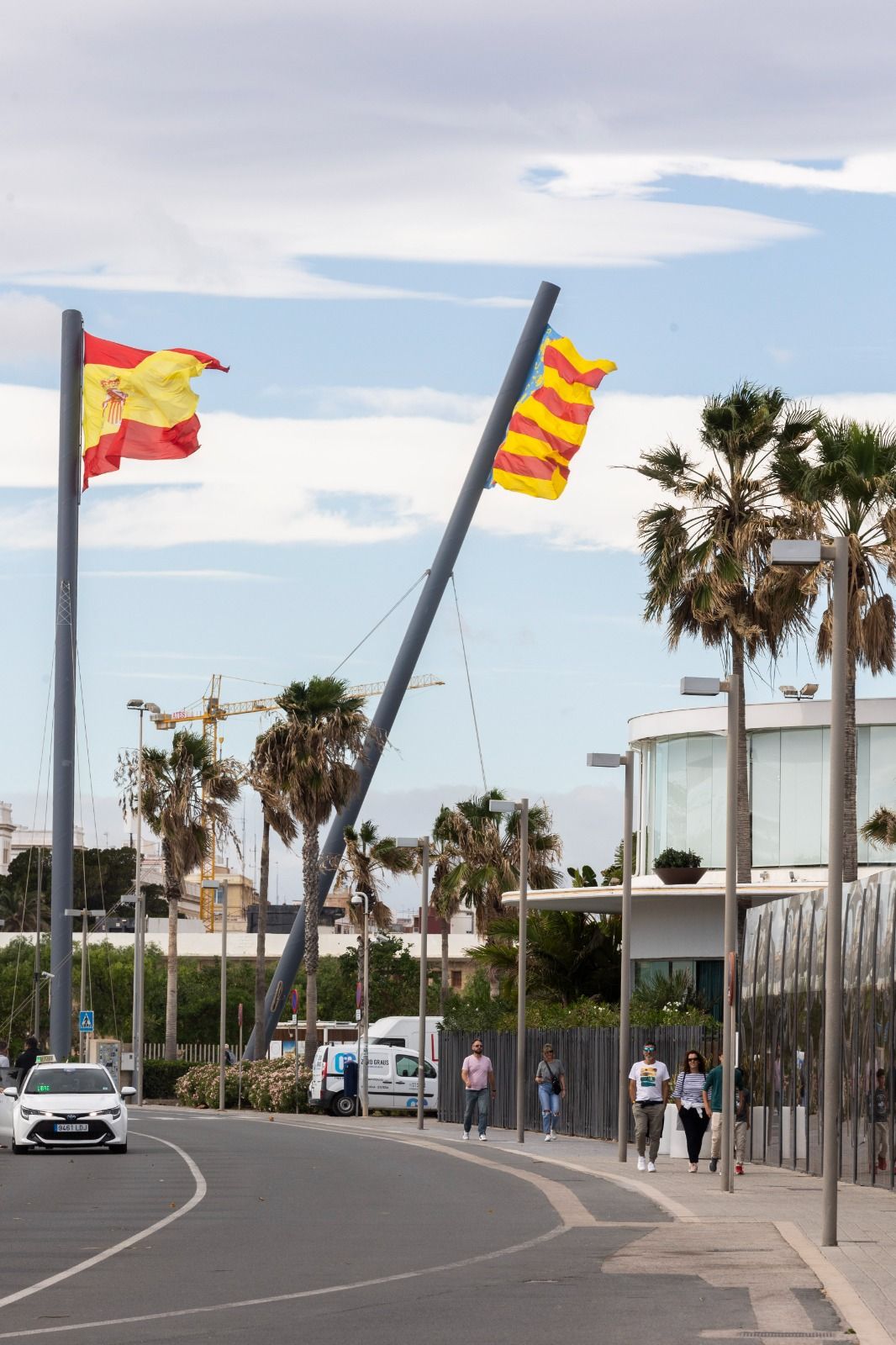 Temporal de viento en València