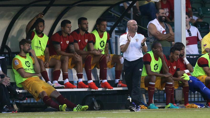 El Sevilla prepara su partido de pretemporada contra el Frankfurt