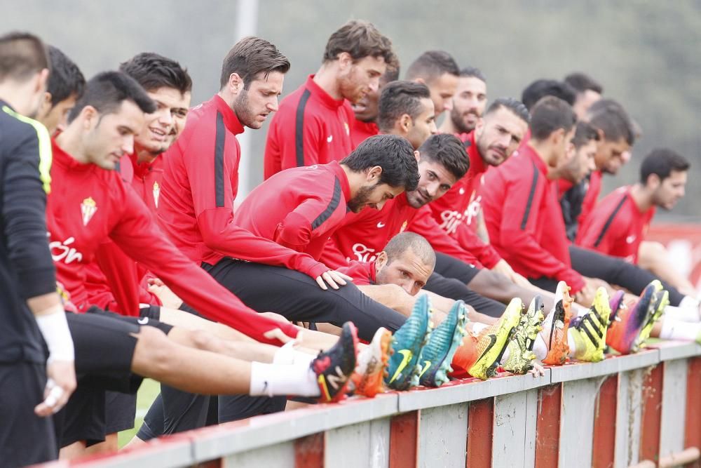 Entrenamiento del Sporting