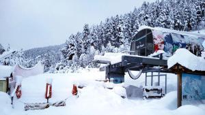 La estación de Port Ainé, colgada con entre 60 i 80 centímetros de nieve nueva