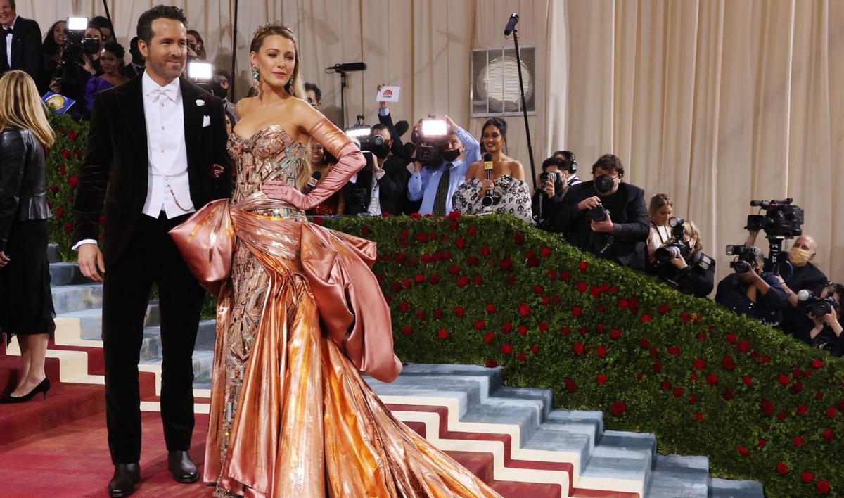Ryan Reynolds y Blake Lively, en la última gala del Met. justin lane