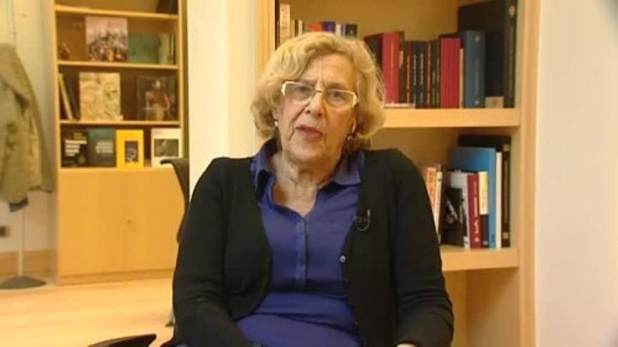 Carmena confesó sentirse desbordada