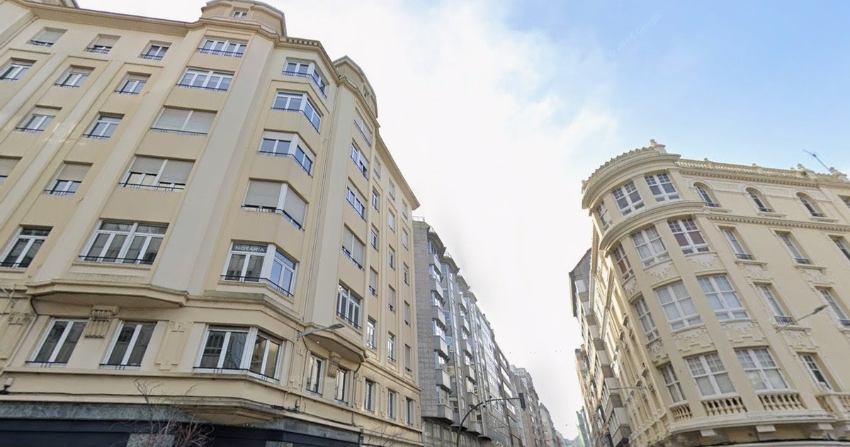 La zona donde se ubica este ático de lujo de A Coruña.