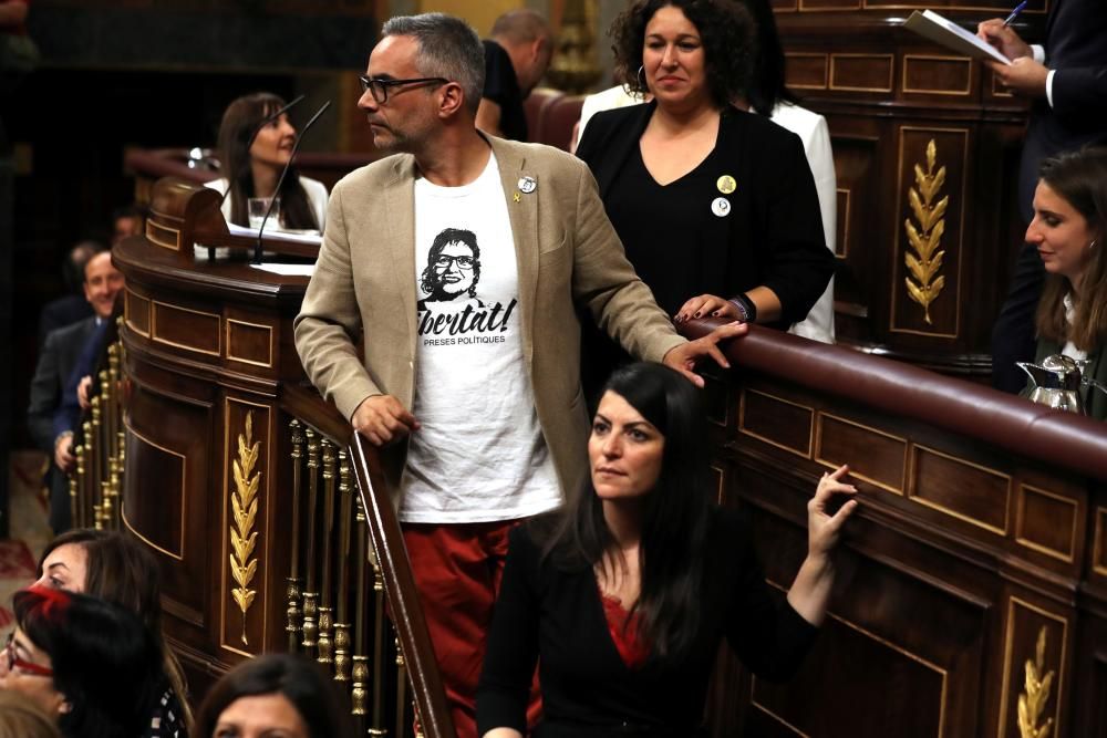 La sessió de constitució de les Corts, en imatges