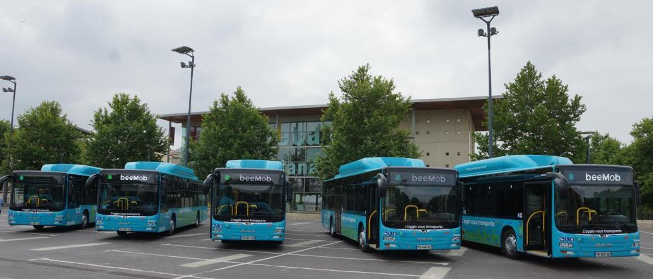 Autobuses de Vectalia France en Béziers.