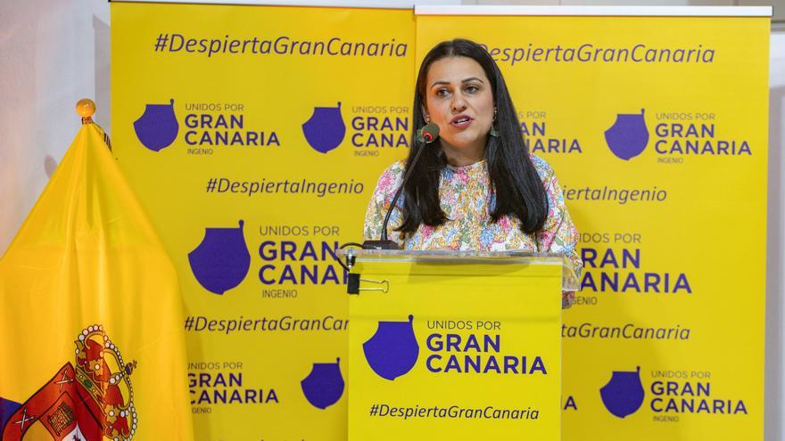 La candidata de Unidos por Gran Canaria a la Alcaldía de Ingenio, Lorena Perdomo, ha asumido la responsabilidad de llevar el mensaje del partido por todos los rincones de la Villa