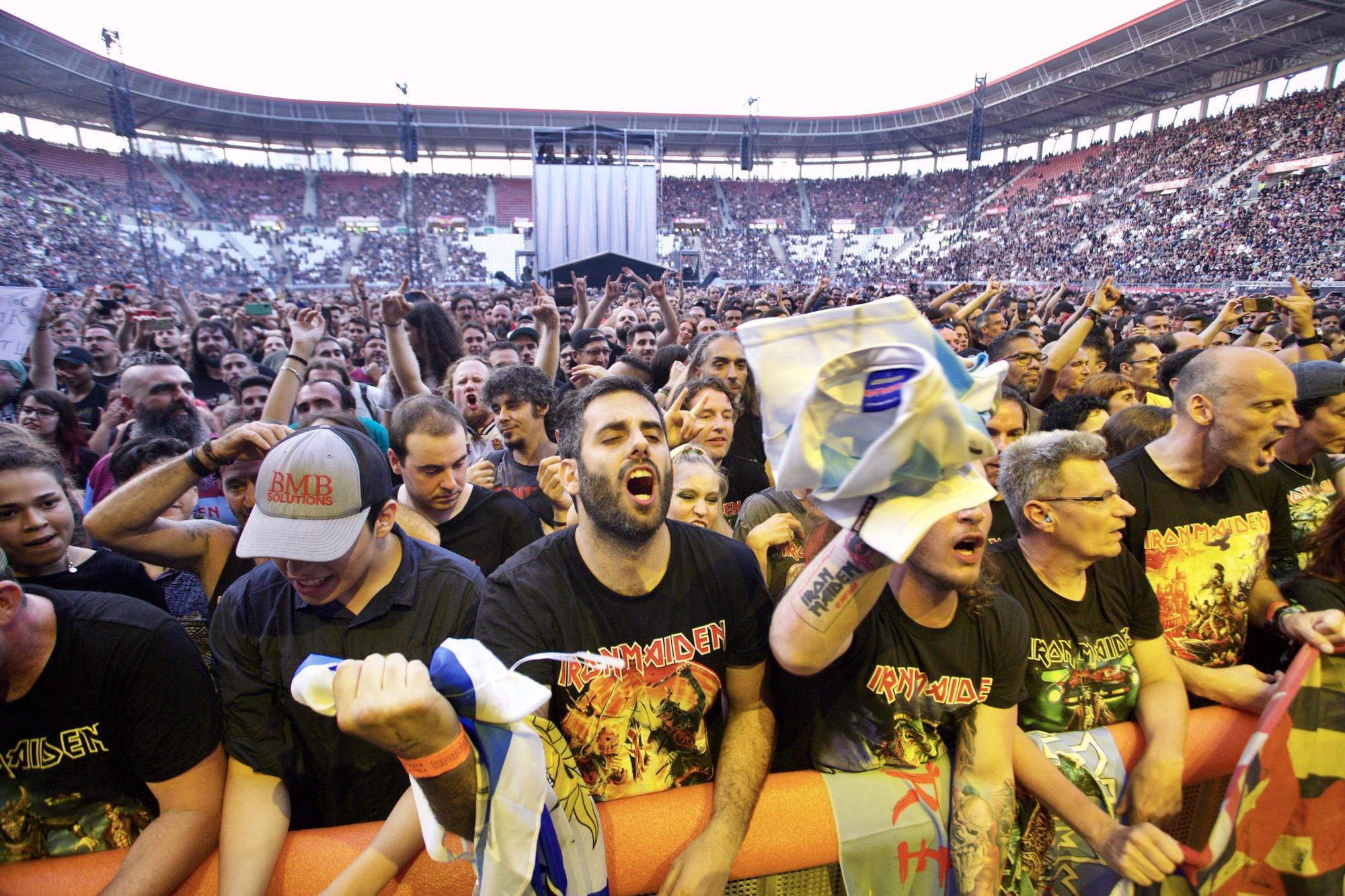 Todas las fotos del épico concierto de Iron Maiden en Murcia