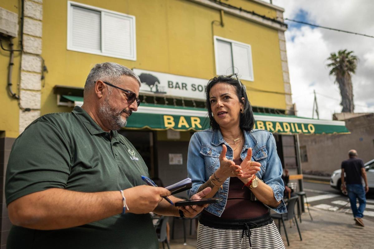 Vecinos de El Sobradillo demandan mejoras en las paradas de guaguas