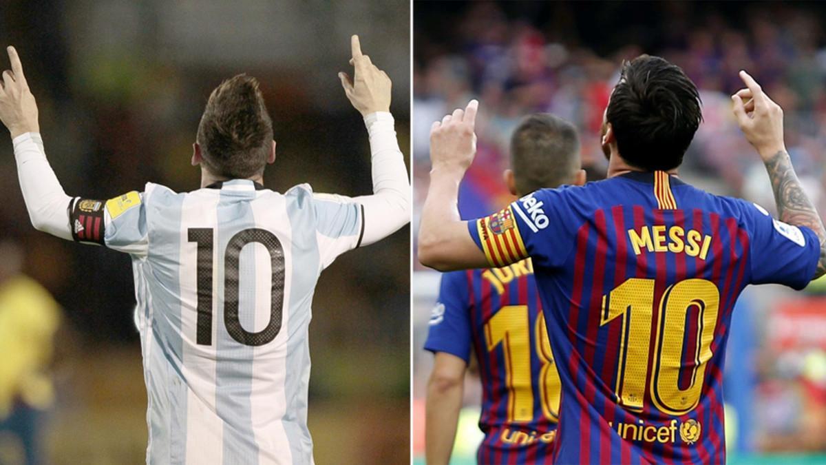 Leo Messi ha celebrado 48 hat tricks con Argentina (6) y con el Barça (42) hasta el momento
