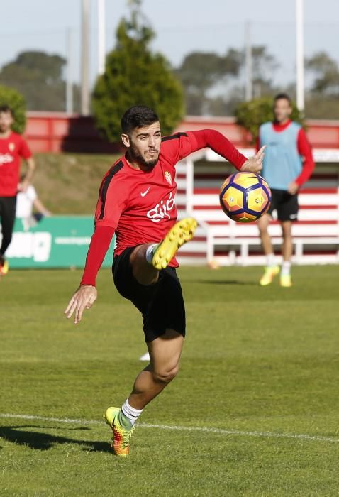 Entrenamiento del Sporting