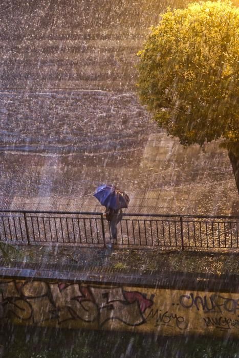 Granizada en Oviedo