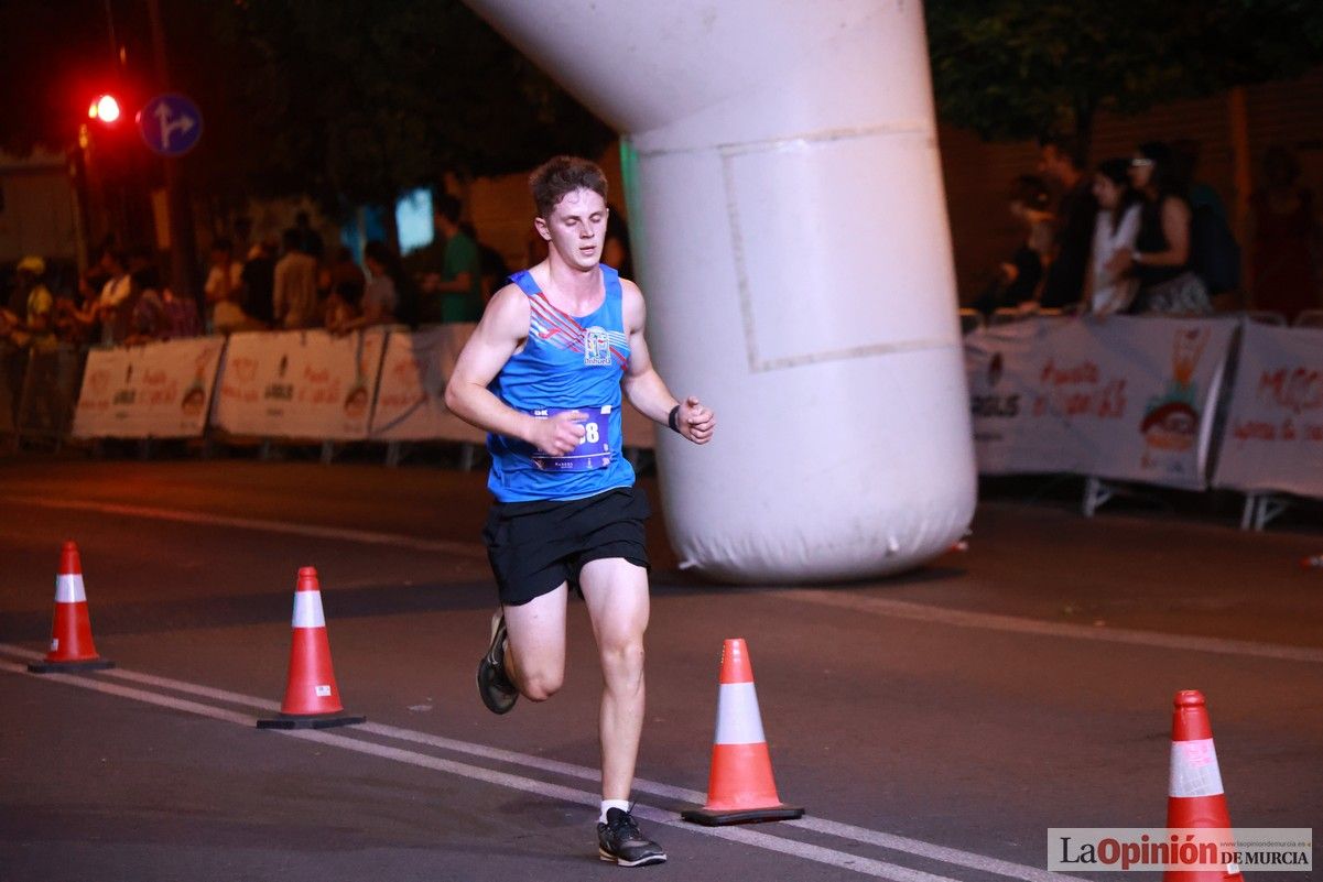 Las mejores imágenes de la carrera nocturna de Murcia