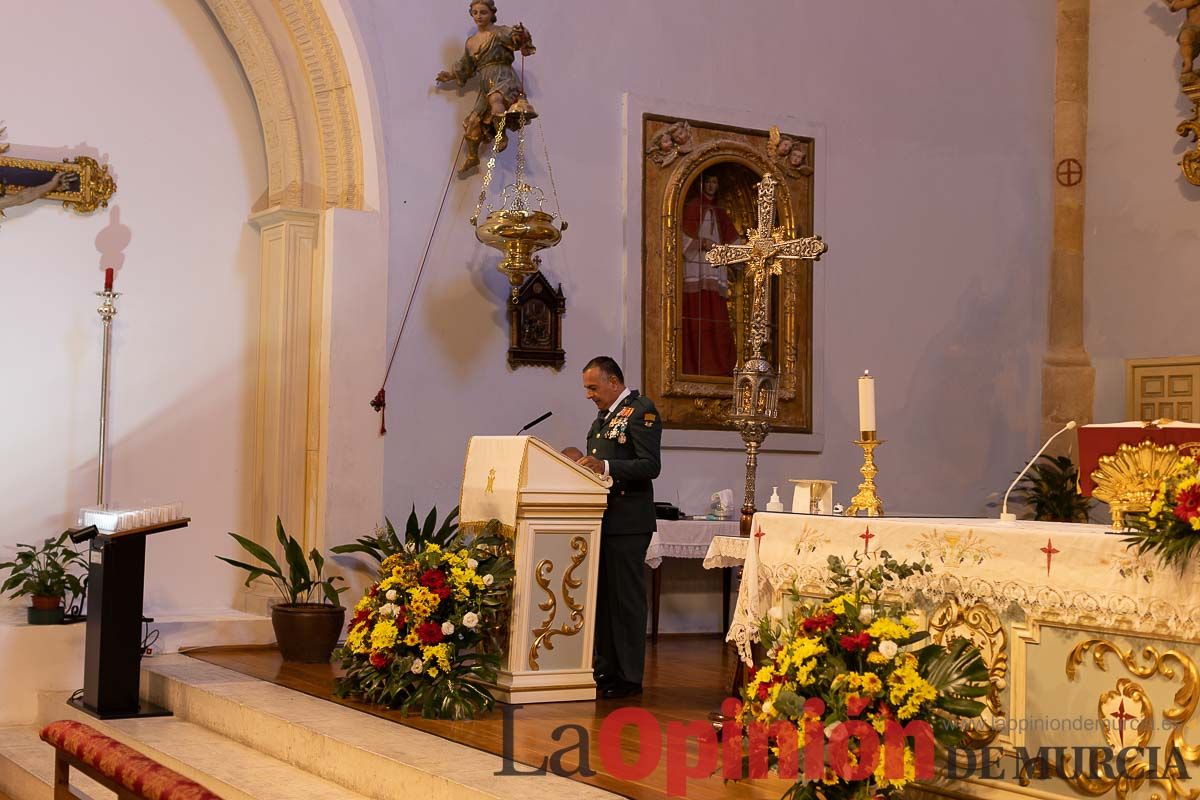 Celebración de la patrona de la Guardia Civil en Caravaca