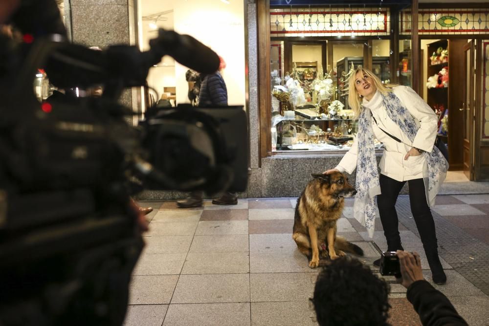 Grabación del documental sobre Rufo en Oviedo