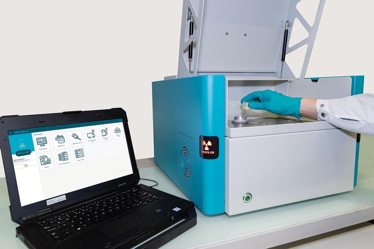 Uno de los laboratorios portátiles de SICPA