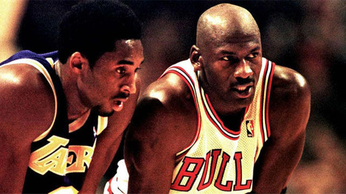 Para verlo en bucle: imperdible vídeo del legado que Kobe Bryant recogió de Jordan