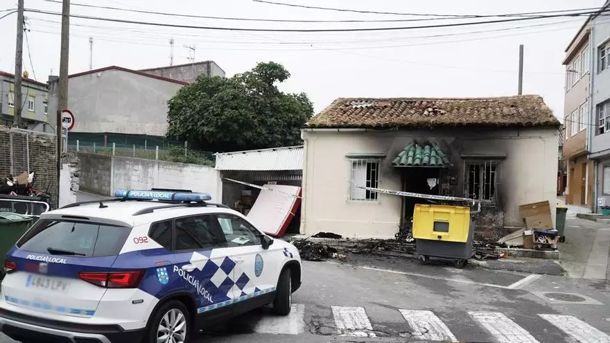 Incendio en una casa de Mesoiro
