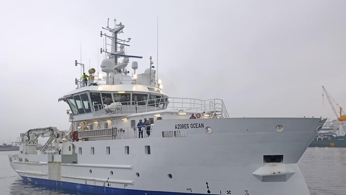 Así navega el buque oceanográfico «Azores Ocean» de Armón Vigo