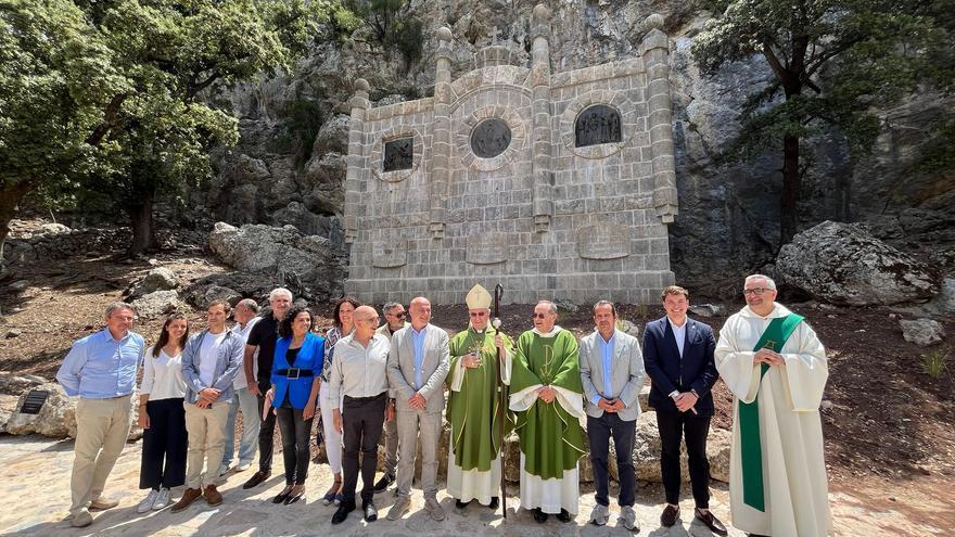 El IV Misteri del Rosari de Lluc ya está reconstruido y bendecido