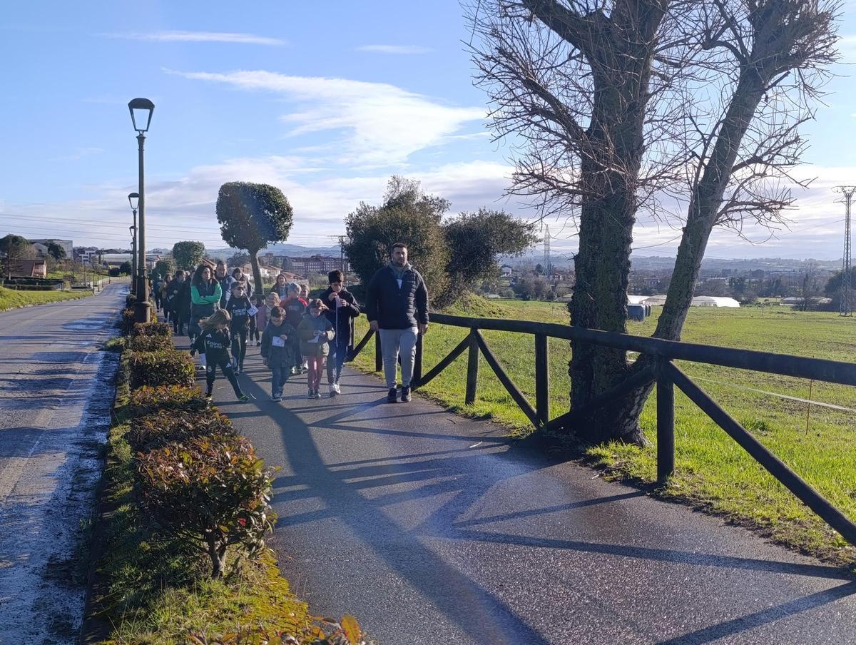 Posada de Llanera marcha a favor de Cáritas
