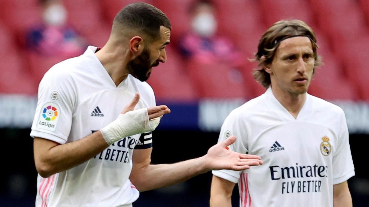 Benzema y Modric no están rindiendo a su nivel